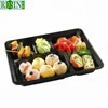 Take away ready plastic disposable meal tray for fast food