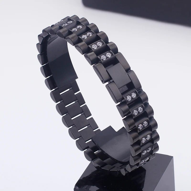 KALEN Steel Tungsten Bracelets Gold/Black