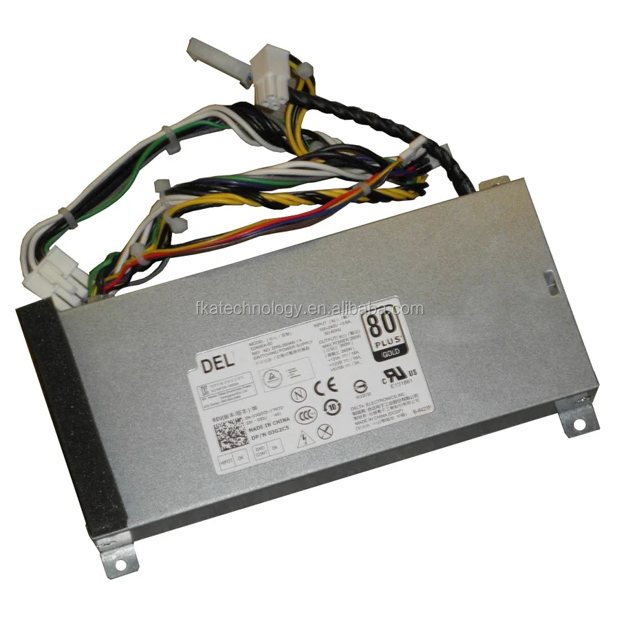 

Genuine For Dell XPS 2720 All In One PC Power Supply 260W 8-Pin JG2C5 D260EA-00 DPS-260AB-1 A