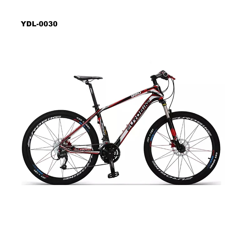 

Carbon fiber bicycle 27 speed 26 " hydraulic disc brake adult mountain bike, Red /blue/green