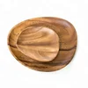 Japanese Style Acacia Wood Sushi Plate Wood Dish Breadboard Fruit Tray