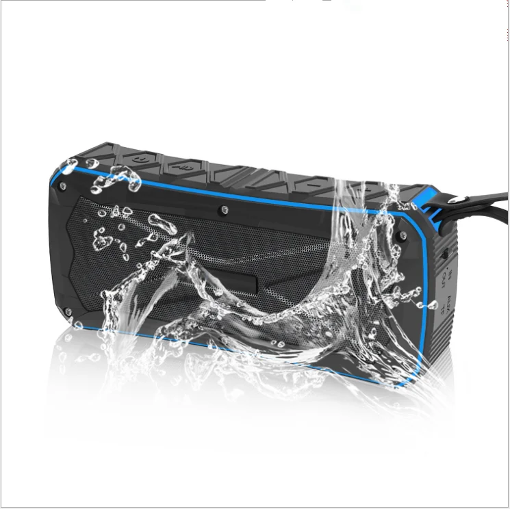 Portable Outdoor Wireless Dual 8w Drivers Clear Sounds Hands-free