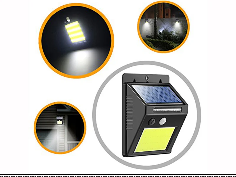 Outdoor Waterproof Motion Sensor Solar Security Lights Buy Solar