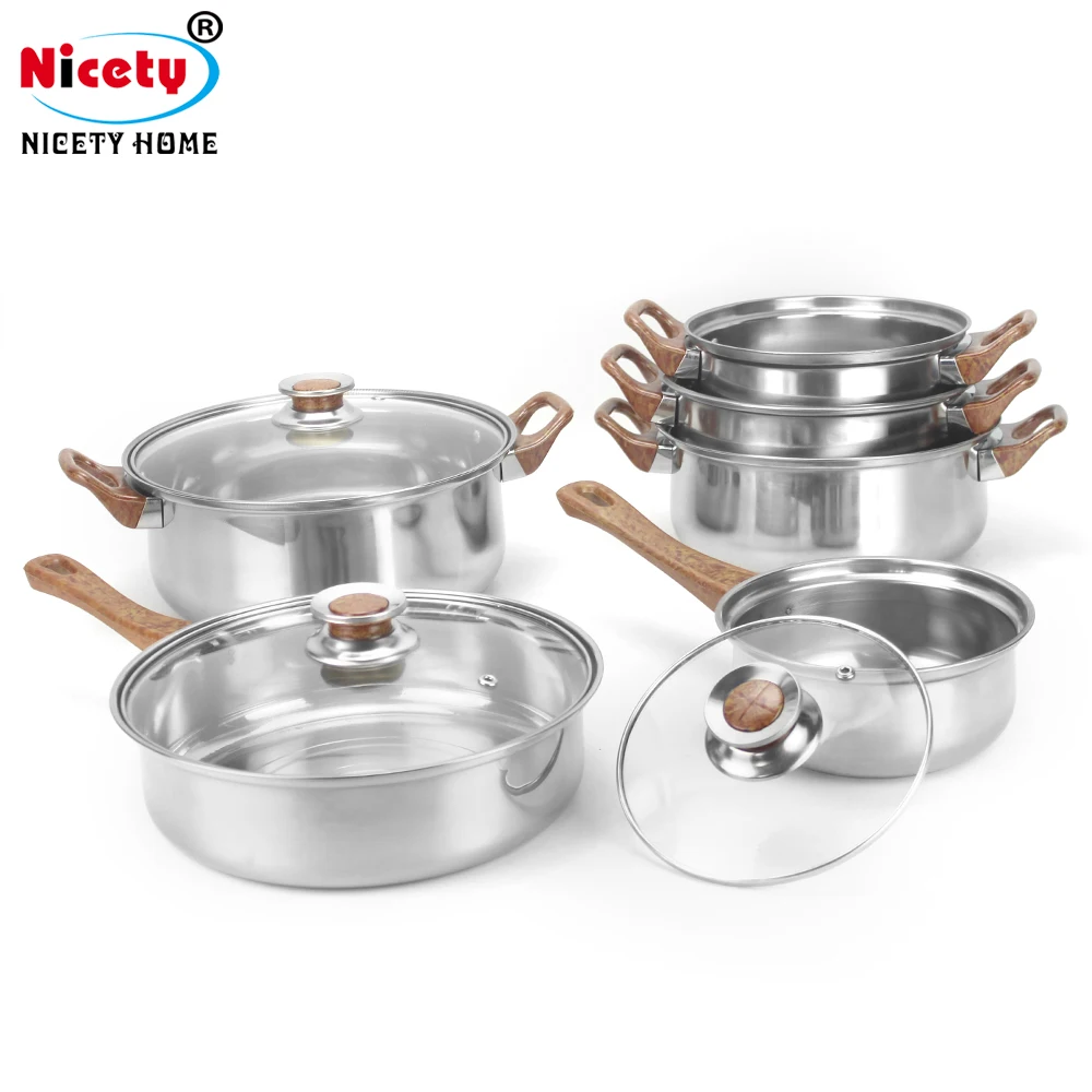 Cheap 6 Pcs Stainless Steel Cookware Set For Africasouth American Market Buy Stainless 7529