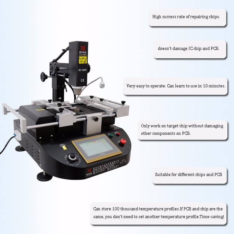Automatic SMT SMD BGA Chips Reballing Machine with CCD Camera ...