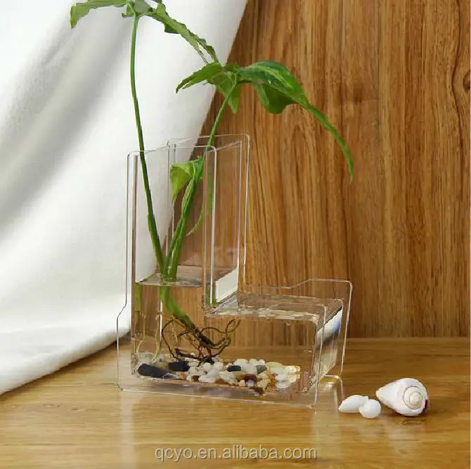 graceful!!! custom acrylic clear glass hanging vases