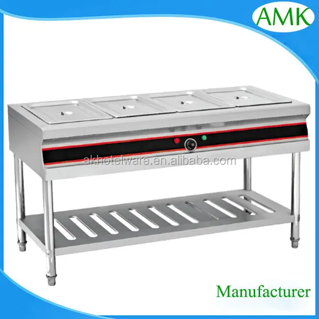 Restaurant Buffet Equipment Table Stainless Steel Commercial Electric