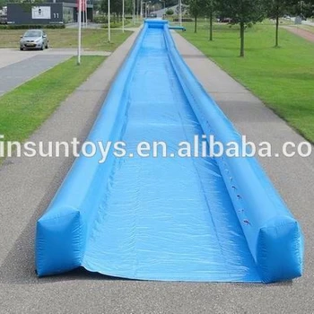 really long slip and slide