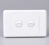 TWO gang wall switch with pane