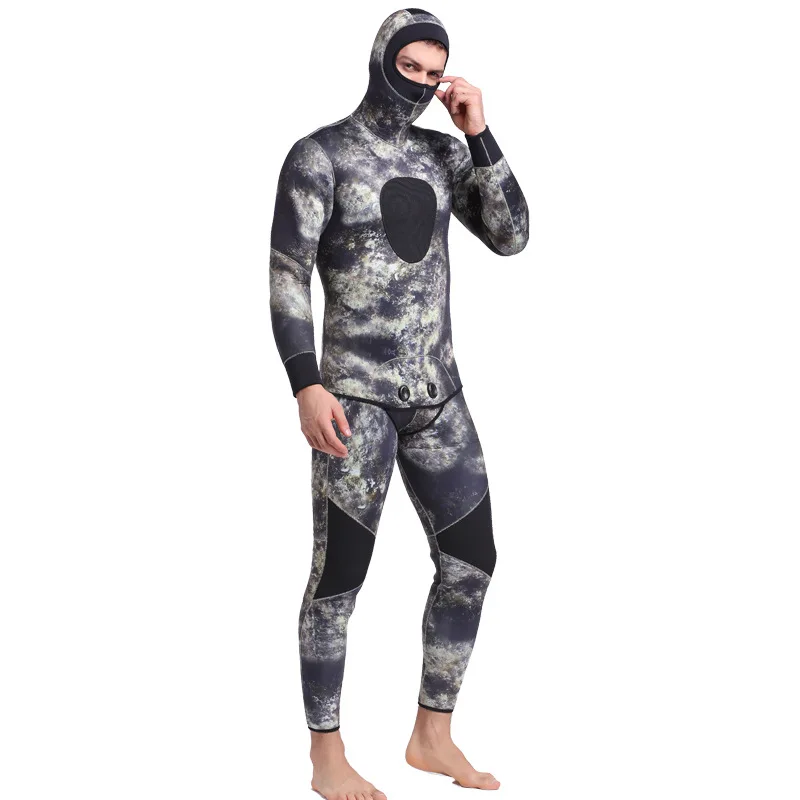 5mm Open Cell Realon 5mm Open Cell Neoprene Wetsuit For Spearfishing