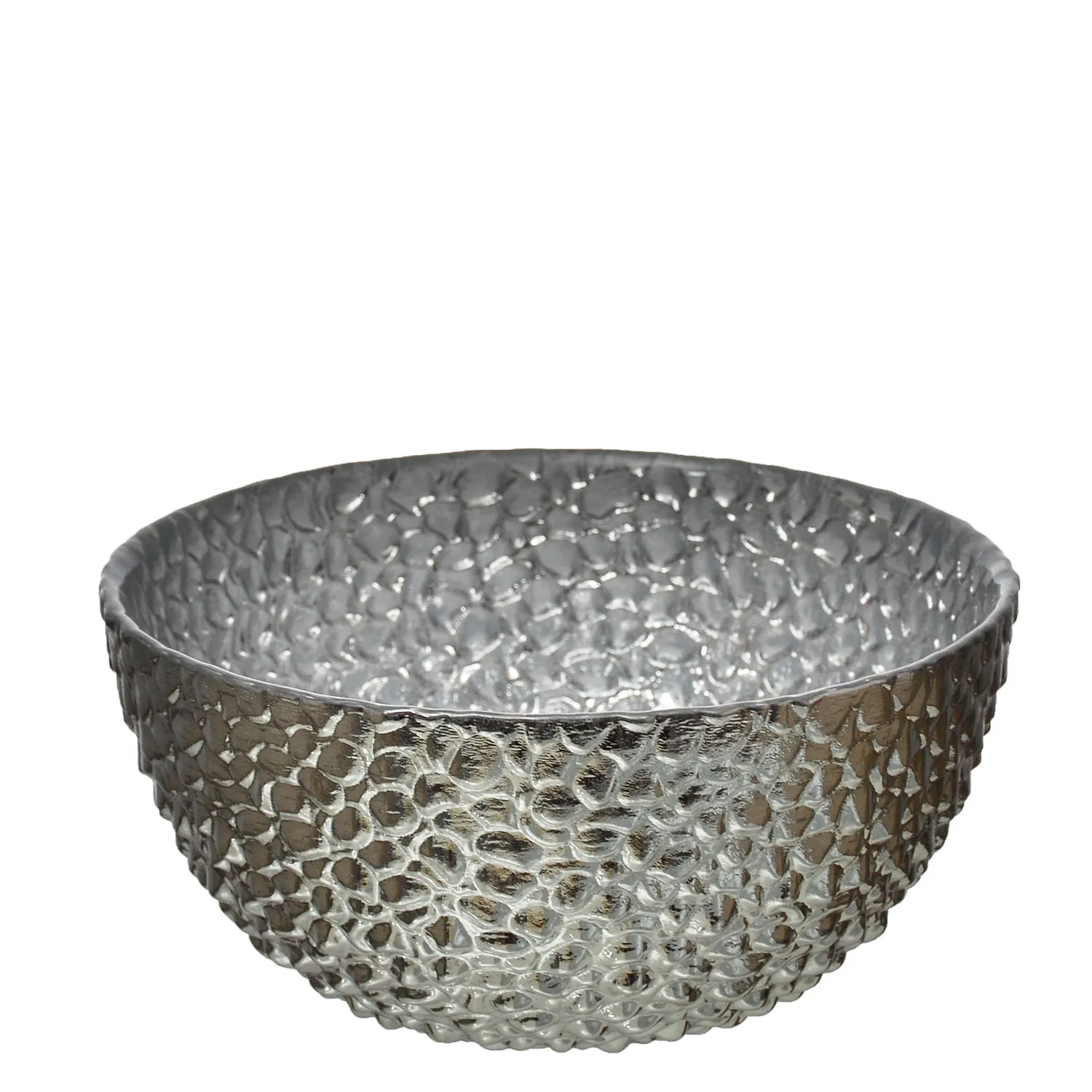 Wholesale 13 Inch Large Glass Salad Bowl With Golden Sands Surrounded