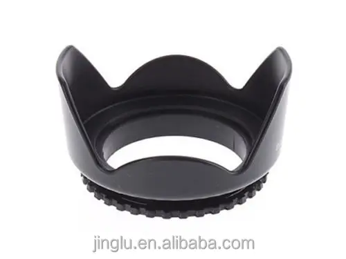 49mm Flower Petal Crown Lens Hood Screw Mount for any Camera or Lens