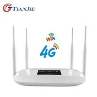 

TIANJIE 3g/4g wifi router 4g lte sim router lte cpe wifi router with sim card with antenna in india for travel LC111