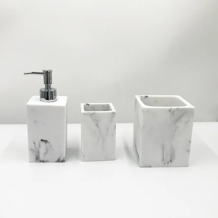 Amenities Holder Set Hotel Balfour Wholesale Marble Bathroom Sets ...