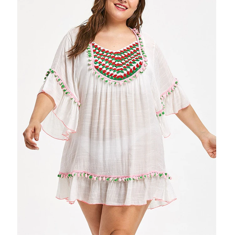 Sexy Summer White Plus Size Short Fat Women Dress - Buy Plus Size Dress, Summer Dresses Women,Short Fat Women Dress Product on 