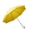 Top End fashion Designer Make Auto Button Straight Silk Fabric snake Head Animale Handle Umbrella
