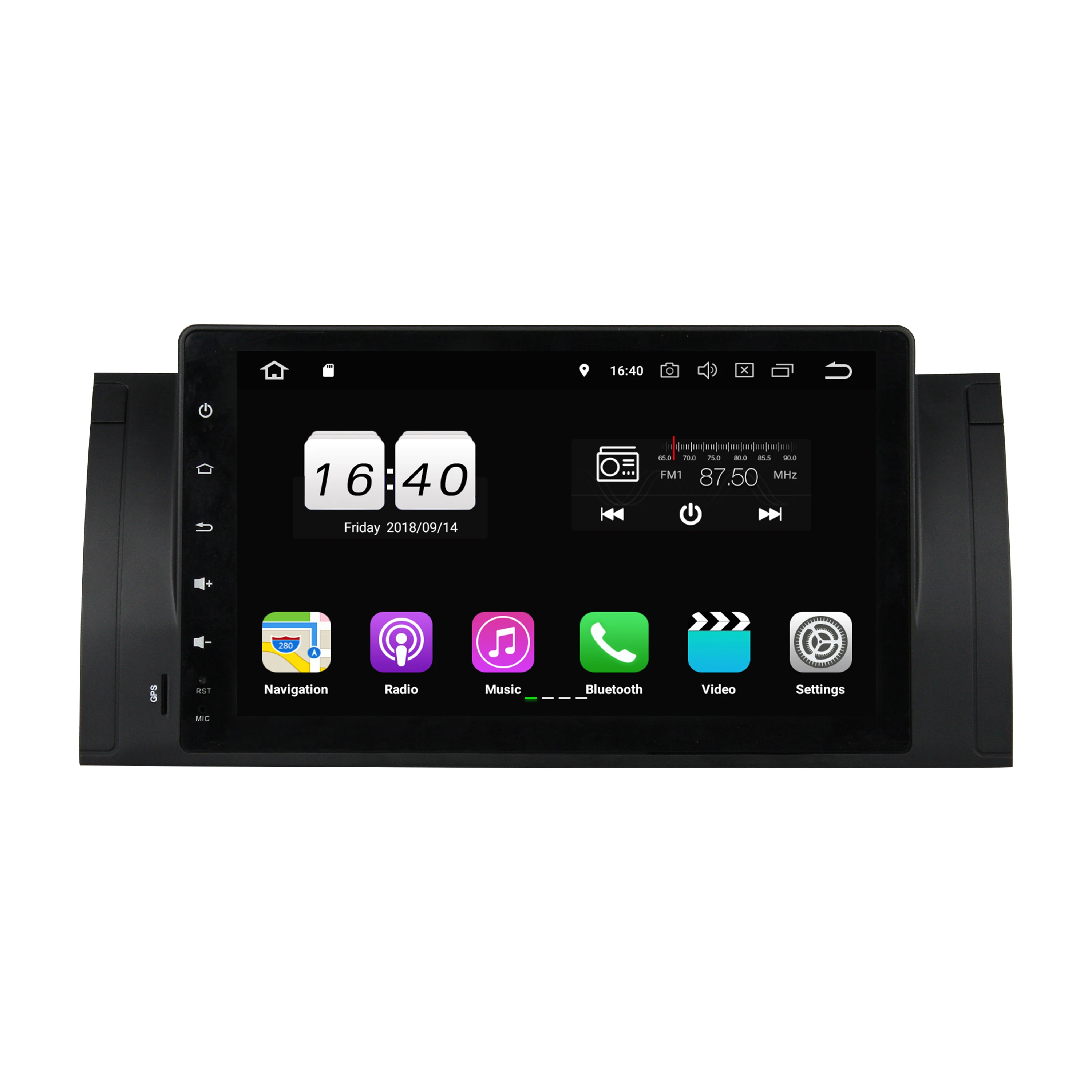 9 Inch 1024*600 Hd Digital Screen Android 8.1.0 Navigator Dvd Player