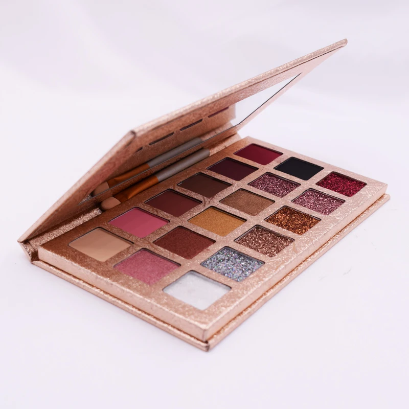 

Private Label High Pigment 18 Color Waterproof Glitter Eyeshadow Palette