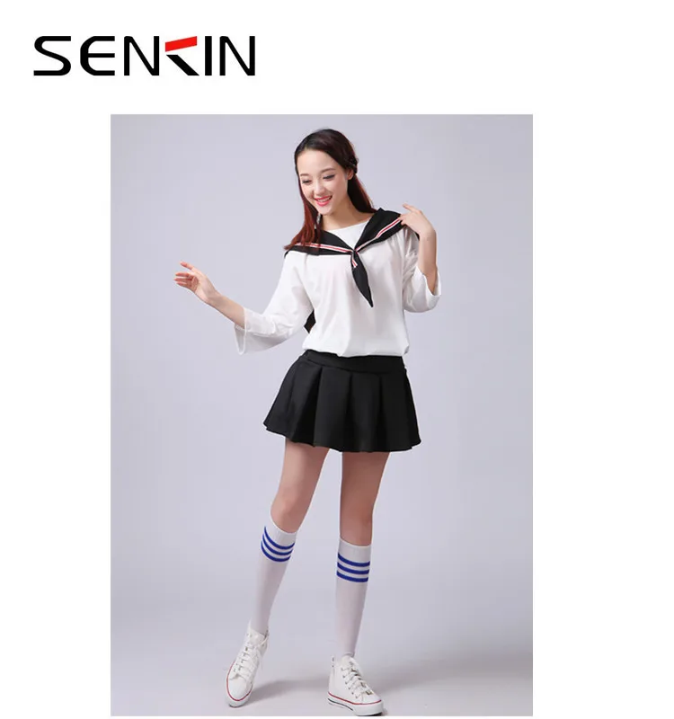 日本の女子高生セーラー服夏 Buy 学校制服 日本の学校の制服 制服デザイン Product On Alibaba Com