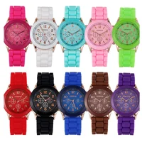 

2019 cheap and got selling silicone geneva watch