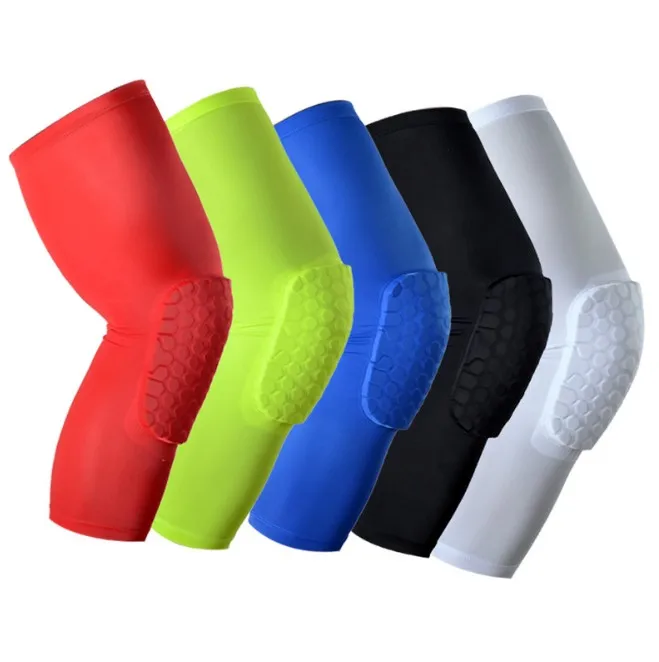 

Best Selling Professional basketball Honeycomb anti - collision pad knee support#FWHX013, Black /white/red/blue