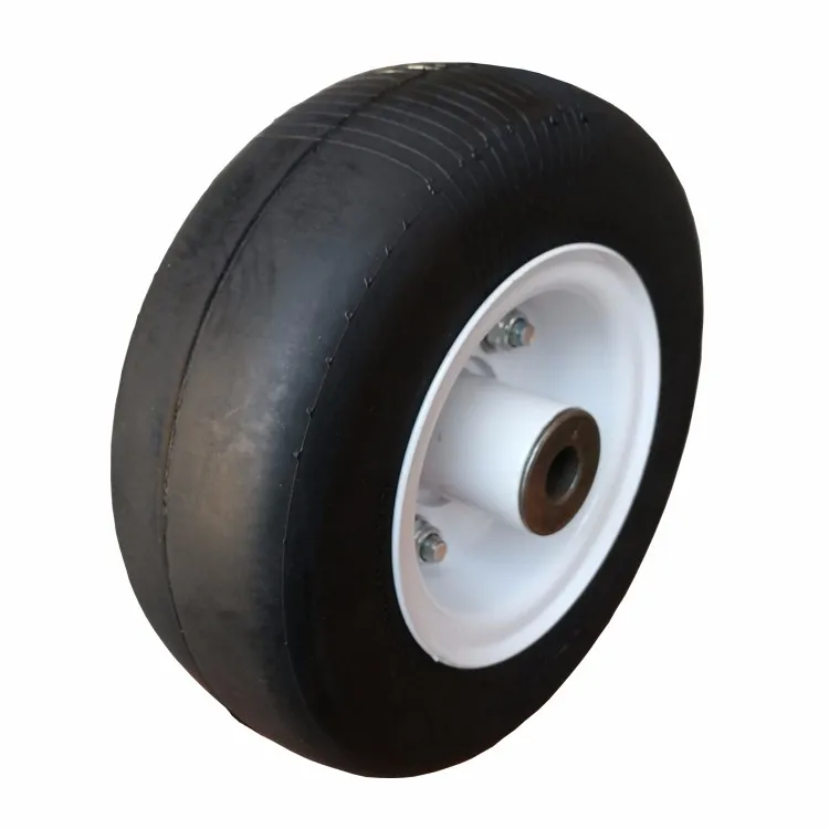 8x3.004 Semi Pneumatic Smooth Wheel Assembly For Mowers Buy 8x3.004