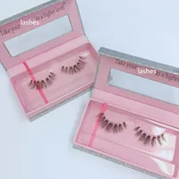 

Fast Delivery Most Popular Wholesale Human Hair Lashes With Lashes Packaging Box