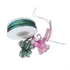 Christmas decorative organza bow flower pull up ribbon