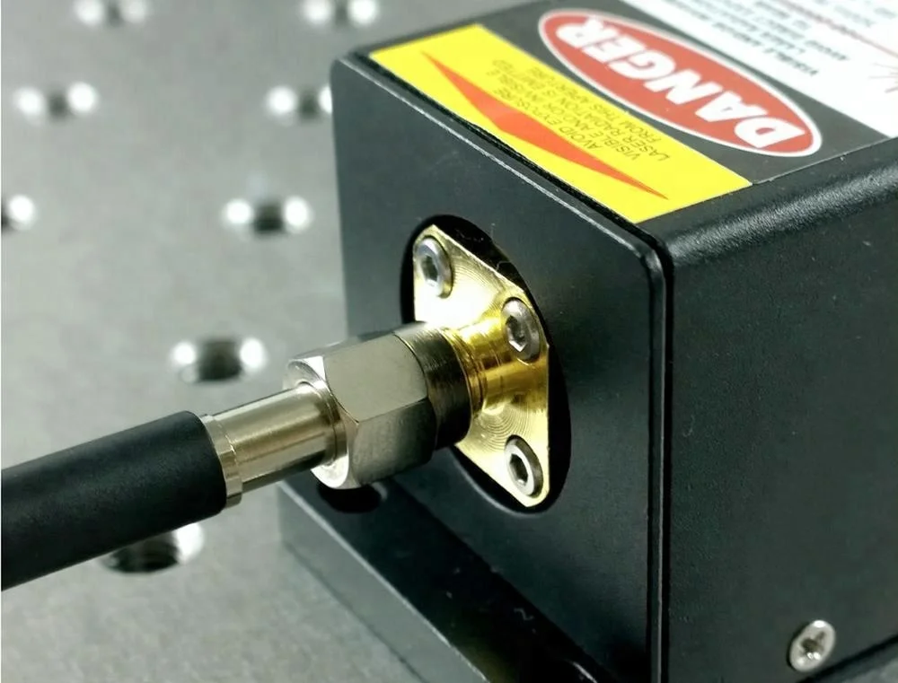 
375nm UV multimode fiber coupled output diode laser module 