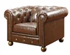 Sinofur factory bottom price leather sofa furniture chesterfield sofa