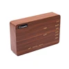 Wooden remote wireless bluetooth speaker with azan alarm time clock and Duaa Hajj