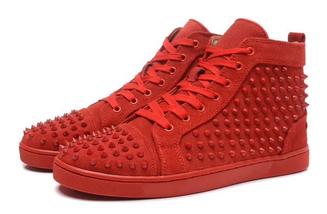 red expensive sneakers