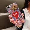 Willow Nail Sideric Pattern Splicing Phone Case for iphoneXS XR MAX Luxury Fashion Colourful Cover for iPhone X 6 7 8PLUS LOVE