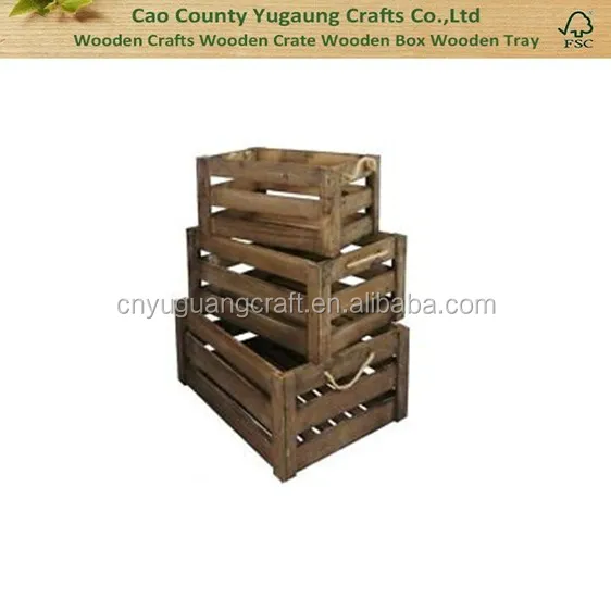 Cheap shbby chic wooden fruit crate for sale vintage wooden crate wholesale