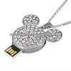 Mickey Mouse Design Necklace USB Flash Drive, Jewelry USB disk