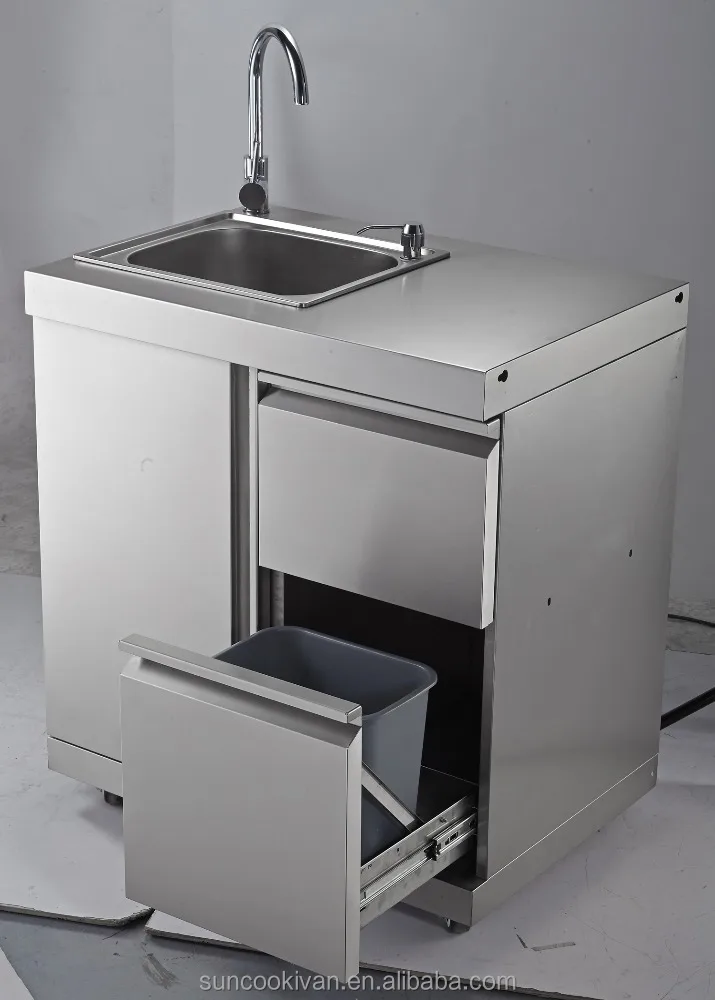 Edelstahl outdoor spülenschrank, mit edelstahl-spüle-Wandschrank