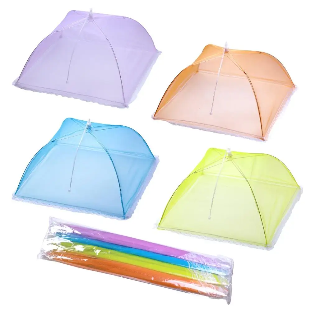 

Reusable and Collapsible Food Cover Tent Mesh Covers Dome Net Umbrella Food Covers Mesh For Food For Parties Picnics BBQ