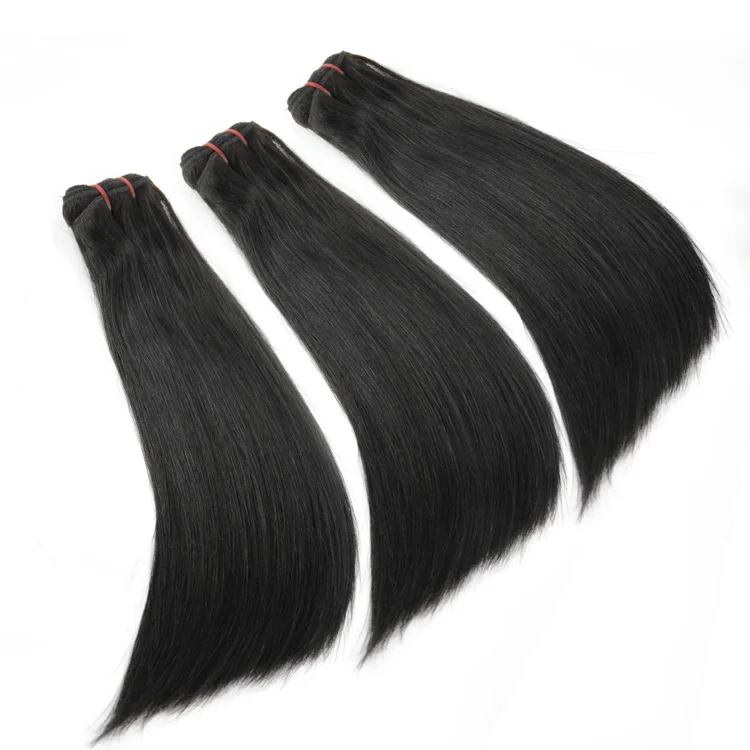 

Angelbella Direct Sales Cosmetics Straight Hair Human Hair For Black Women Brazilian Hair Weaves bundles, Natural black color