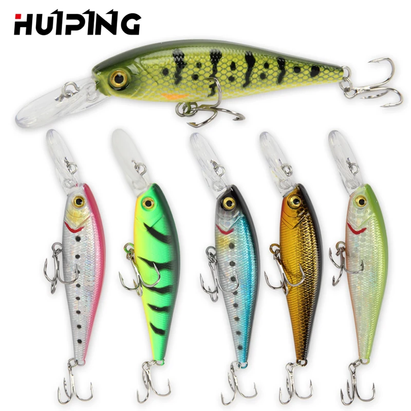 

Fishing Lures Wholesale 10cm 10g Hard Bait Artificial Wobbler Slow Floating Minnow Lure M011, Vavious colors