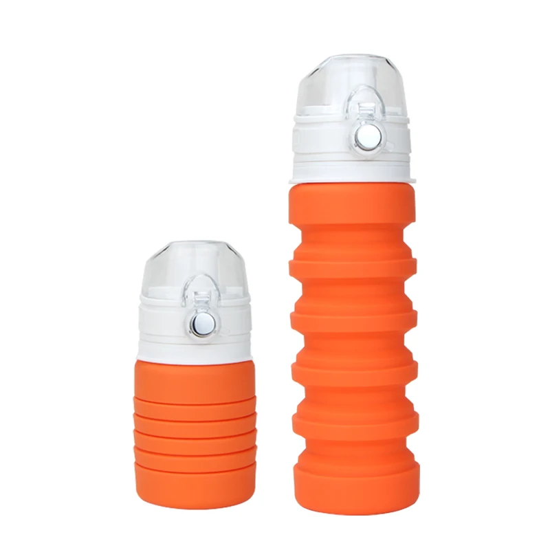 

Wholesale New Product Ideas Cycling Sports 500ml Foldable Silicon Water Bottles, N/a