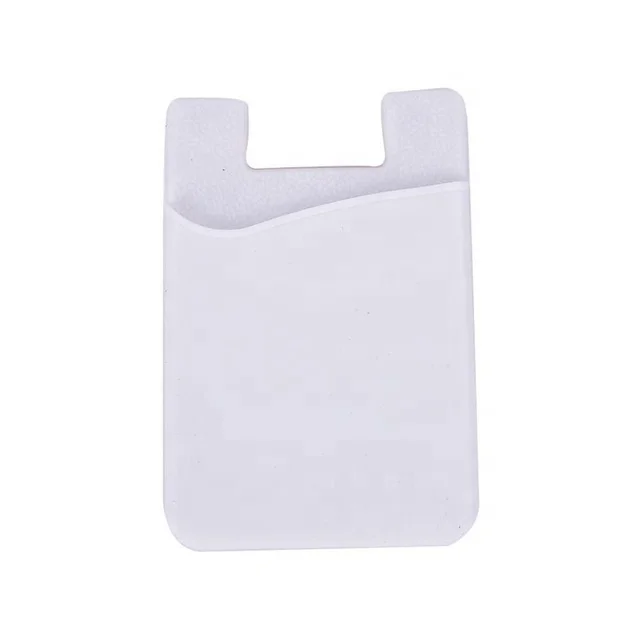 

Mobile Accessories Durable Suction Cup Silicone Credit Card Holder, Customized color silicone phone card holder