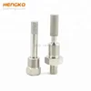 custom sintered 0.5 2 micron 316L microporous stainless steel SS air gas sparger by HENGKO