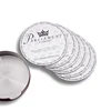 metal coasters with Holder Classic Coasters for Drinks Cup Mat Set of 6pcs ,table cup coaster set