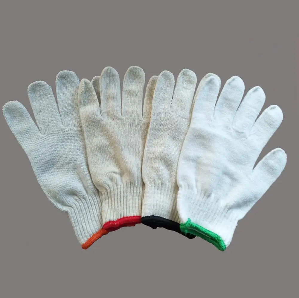 Hot Sale Factory White Cotton Working Gloves For Workers Buy White