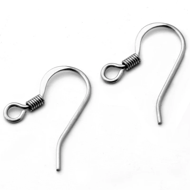 

50pcs/bag 11*18mm Stainless Steel DIY Earring Findings Clasps Hooks Jewelry Making Accessories Earwire