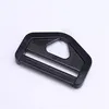 Custom black small plastic tri-glide d ring strap tough buckle for backpack bags accessories china