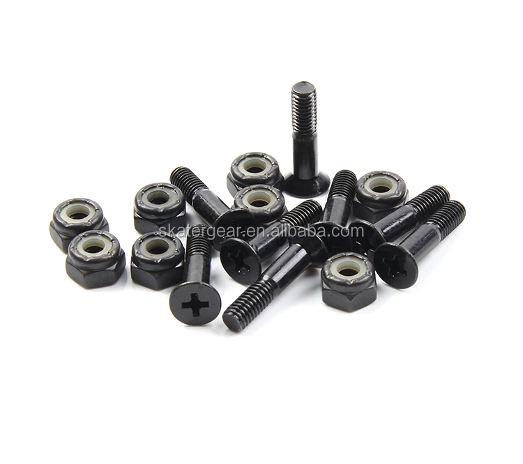 Skatergear 7/8 Inch Bulk Color Skateboard Longboard Hardware Fitted 5mm