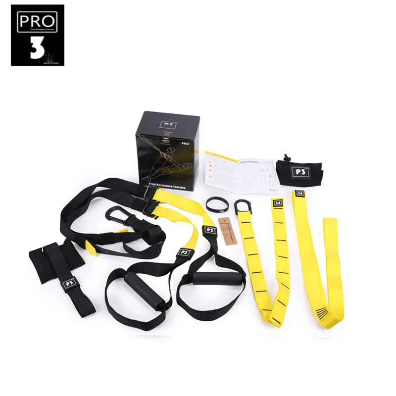 

logo Home gym fitness equipment Trainer Kit P3 Pro Sling Trainer basic kit Suspension Straps, Customized