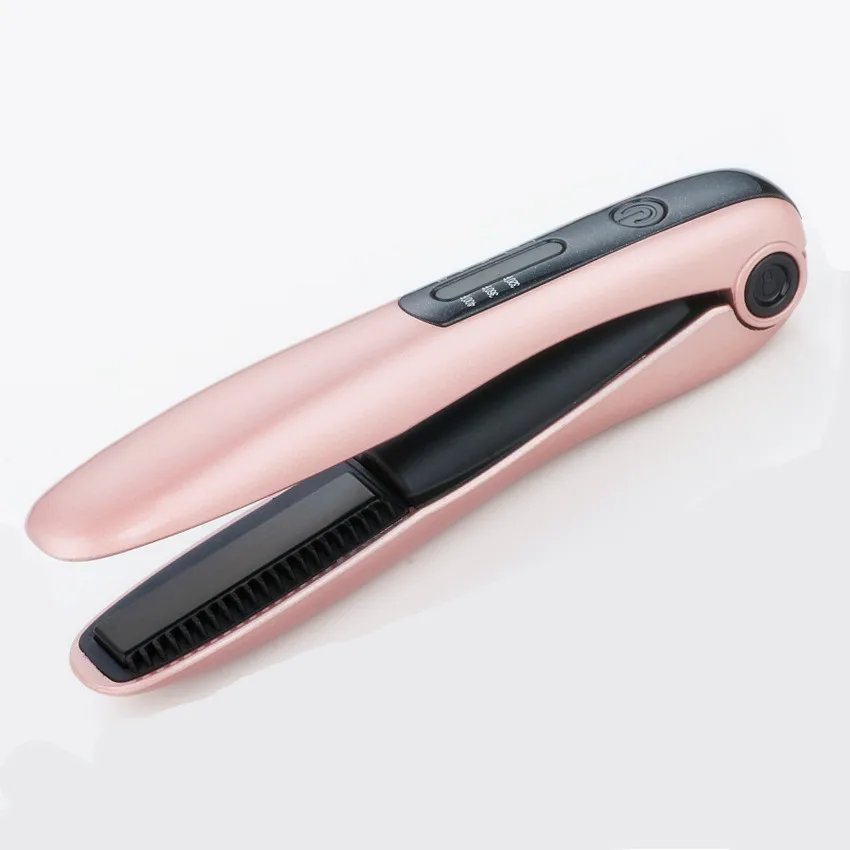 

rechargeable battery powered hair iron straightener pouch price, Customized color