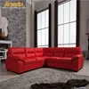 small size uk style modern corner bonded leather sofa AL608C